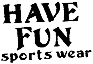 HAVE FUN SPORTS WEAR logo