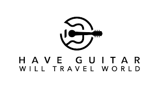 HAVE GUITAR WILL TRAVEL WORLD logo