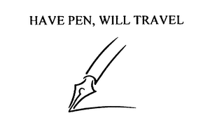 HAVE PEN, WILL TRAVEL logo