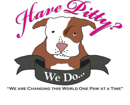 HAVE PITTY? WE DO..."WE ARE CHANGING THIS WORLD ONE PAW AT A TIME" logo