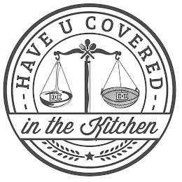 HAVE U COVERED IN THE KITCHEN DC DC - - - - logo