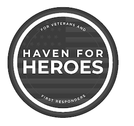 HAVEN FOR HEROES FOR VETERANS AND FIRST RESPONDERS logo
