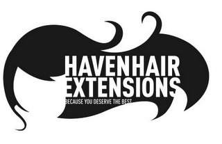 HAVEN HAIR EXTENSION BECAUSE YOU DESERVE THE BEST logo