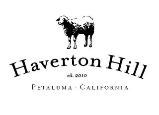 HAVERTON HILL EST. 2010 PETALUMA CALIFORNIA logo