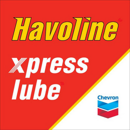 HAVOLINE XPRESS LUBE CHEVRON logo