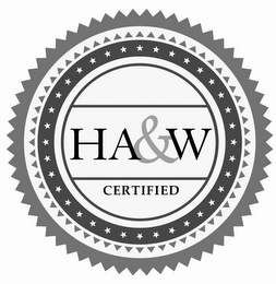 HA&W CERTIFIED logo