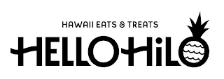 HAWAII EATS & TREATS HELLO HILO logo