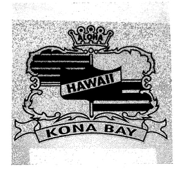 HAWAII KONA BAY logo