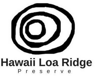 HAWAII LOA RIDGE PRESERVE logo