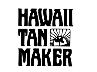 HAWAII TAN MAKER logo
