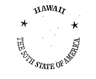 HAWAII THE 50TH STATE OF AMERICA logo