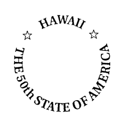 HAWAII THE 50TH STATE OF AMERICA logo