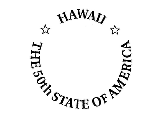 HAWAII THE 50TH STATE OF AMERICA logo