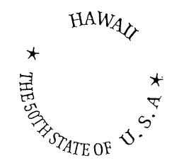 HAWAII THE 50TH STATE OF U.S.A logo