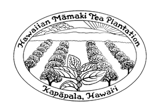 HAWAIIAN MAMAKI TEA PLANTATION, KAPAPALA, HAWAII logo