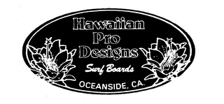 HAWAIIAN PRO DESIGNS SURF BOARDS logo