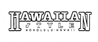 HAWAIIAN STYLE logo
