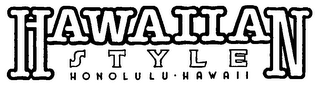 HAWAIIAN STYLE HONOLULU.HAWAII logo