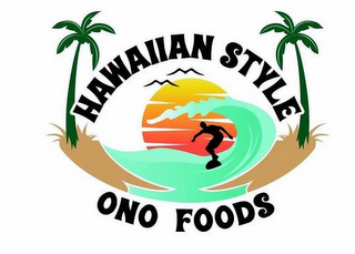 HAWAIIAN STYLE ONO FOODS logo