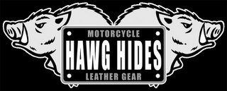 HAWG HIDES MOTORCYCLE LEATHER GEAR logo