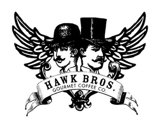 HAWK BROS. GOURMET COFFEE CO. logo