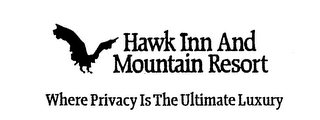 HAWK INN AND MOUNTAIN RESORT WHERE PRIVACY IS THE ULTIMATE LUXURY logo