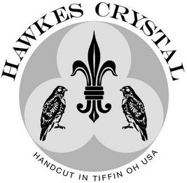 HAWKES CRYSTAL HANDCUT IN TIFFIN OH USA logo