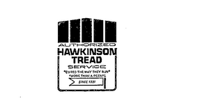 HAWKINSON TREAD SERVICE AUTHORIZED logo