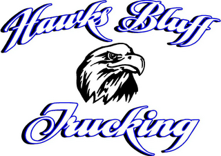 HAWKS BLUFF TRUCKING logo