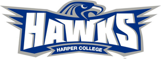 HAWKS HARPER COLLEGE logo