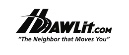 HAWLIT.COM "THE NEIGHBOR THAT MOVES YOU" logo