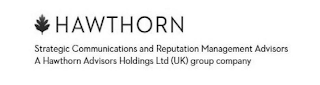 HAWTHORN STRATEGIC COMMUNICATIONS AND REPUTATION MANAGEMENT ADVISORS A HAWTHORN ADVISORS HOLDINGS LTD (UK) GROUP COMPANY logo