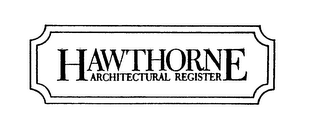 HAWTHORNE ARCHITECTURAL REGISTER logo