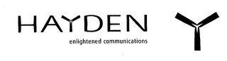 HAYDEN ENLIGHTENED COMMUNICATIONS logo
