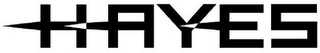 HAYES logo