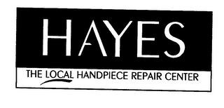 HAYES THE LOCAL HANDPIECE REPAIR CENTER logo
