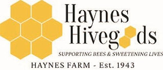 HAYNES HIVEGOODS SUPPORTING BEES & SWEETENING LIVES HAYNES FARM - EST. 1943 logo