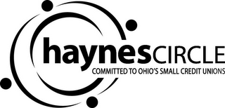 HAYNESCIRCLE COMMITTED TO OHIO'S SMALL CREDIT UNIONS logo