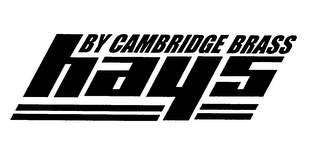 HAYS BY CAMBRIDGE BRASS logo