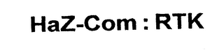 HAZ-COM:RTK logo