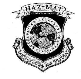 HAZ-MAT CONSOLIDATING HAZARDOUS MATERIAL TRANSPORTATION AND DISPOSAL logo