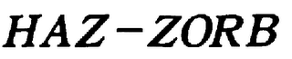 HAZ-ZORB logo