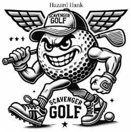 HAZARD HANK SCAVENGER GOLF SCAVENGER GOLF logo
