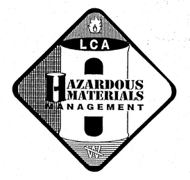 HAZARDOUS MATERIALS MANAGEMENT LCA W logo