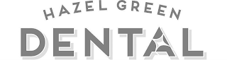 HAZEL GREEN DENTAL logo