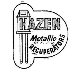 HAZEN METALLIC RECUPERATORS logo
