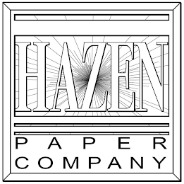 HAZEN PAPER COMPANY logo