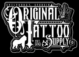 HAZLEHURST, GEORGIA ORIGINAL TATTOO SUPPLY CO EST. 2021 logo