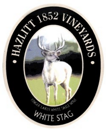 HAZLITT 1852 VINEYARDS - FINGER LAKES WHITE TABLE WINE - WHITE STAG logo