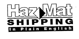 HAZMAT SHIPPING IN PLAIN ENGLISH logo